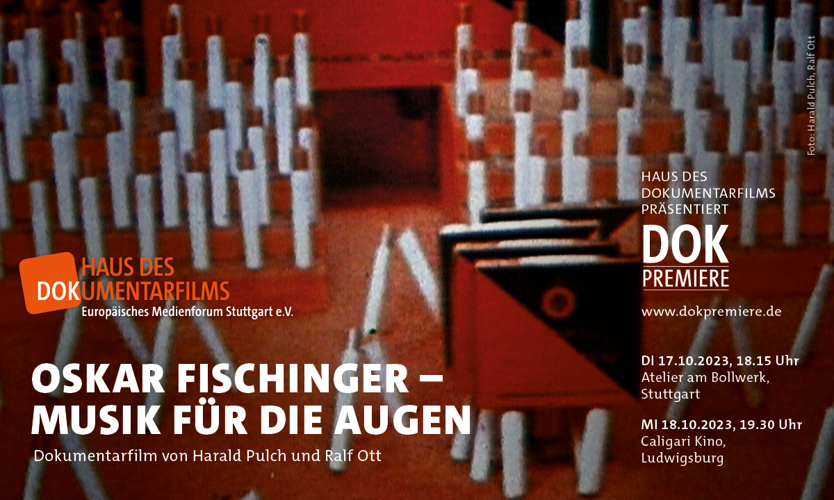 Hauptvisual DOK Premiere OSKAR FISCHINGER - MUSIK FÜR DIE AUGEN